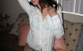 GND Davia 556760 Davia Strips Out Of Her Clothes Down To Her Matching Bra And Panties GND Davia
