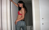 GND Davia 556763 Teenage Slut Davia In Just Her Bra And Tight Jeans GND Davia
