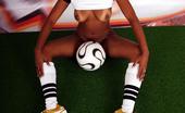 Sex Sports Club 557906 Dark Skinned Football Babe From Trinidad And Tabago Showing Her Petite Twat Sex Sports Club
