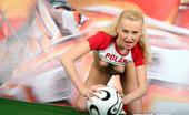 Sex Sports Club 557909 Ponytailed Polish Blonde Football Girl Strips And Shows Her Round Breasts Sex Sports Club
