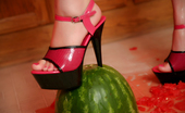 Almost Evil Girls 559607 Jessa Smashes A Watermelon All Over The Floor Almost Evil Girls

