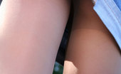 ePantyhose Land 560321 Silvia Bold Lass Flashing Her Crotch And Butt Outdoors Thru Ultra Shiny Pantyhose ePantyhose Land
