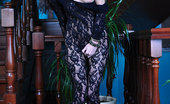 ePantyhose Land 560782 Keith Dark-Haired Stunner Stuffs Her Hairy Pussy Thru Her Black Lacy Bodystocking ePantyhose Land
