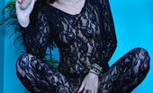 ePantyhose Land 560782 Keith Dark-Haired Stunner Stuffs Her Hairy Pussy Thru Her Black Lacy Bodystocking ePantyhose Land
