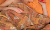ePantyhose Land 560841 Anna Sleepy Babe Putting On Her Sexy Top And Fingering Her Pink Through Nylons ePantyhose Land
