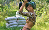 ePantyhose Land 561008 Liloo Hot Chick In Sexy Pantyhose Craving For Victory While Playing Paint Ball ePantyhose Land
