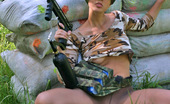 ePantyhose Land 561008 Liloo Hot Chick In Sexy Pantyhose Craving For Victory While Playing Paint Ball ePantyhose Land
