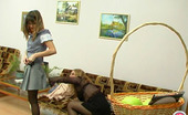 ePantyhose Land 562807 Maria & Etta Horny Gal In Barely Black Pantyhose Spreading Her Legs To Savor Muff-Diving ePantyhose Land
