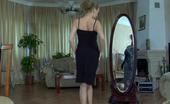 ePantyhose Land 563026 Alina Pretty Smoker Spinning By The Mirror In Different Style Tights And Gowns ePantyhose Land
