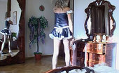 ePantyhose Land 563217 Nora Nylon-Crazy Maid Plays With A Heap Of Tights Enjoying Their Taste And Feel ePantyhose Land
