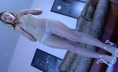 ePantyhose Land 563234 Denis Smoking Hottie Enjoys The Look And Feel Of Her Ultra-Sheer Nylon Pantyhose ePantyhose Land

