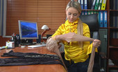 ePantyhose Land Denis Brightly Dressed Office Girl Gives In To Her Pantyhose Obsession At Work ePantyhose Land
