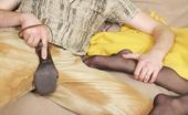 Nylon Feet Line 563347 Ethel & Mike Hot Guy Shoesniffing Longing To Stroke Himself With Feet Clad In Pantyhose Nylon Feet Line
