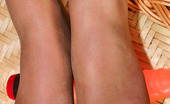 Nylon Feet Line 563431 Veronica Cock-Stiffening Upskirt Tease With Seductive Blonde In Soft Silky Pantyhose Nylon Feet Line
