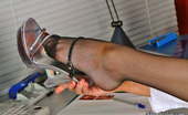 Nylon Feet Line 563436 Lauretta Lewd Coed In Black Pantyhose Flashing What She Hides Under Her Short Skirt Nylon Feet Line
