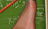 Nylon Feet Line 563450 Marianne Horny Female Teacher In Luxury Tights Showing Kinky Lessons In Classroom Nylon Feet Line
