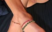 Nylon Feet Line 563475 Janet Kinky Chick Fingering Her Juicy Pink While Spreading Her Legs In Bracelets Nylon Feet Line
