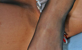 Nylon Feet Line 563549 Miranda Steaming Hot Chick Rubbing Mobile Phone Against Her Pantyhose Clad Pussy Nylon Feet Line
