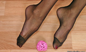 Nylon Feet Line 563571 Linda Lustful Chick Making Her Nylon Dreams Come True While Posing On The Floor Nylon Feet Line

