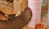 Nylon Feet Line 563578 Bella Naughty Brunette In Silky Pantyhose Revealing Nasty Sides In The Kitchen Nylon Feet Line
