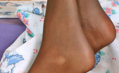 Nylon Feet Line 563595 Catherine Extremely Seductive Chick Flashing Her Luxury Pantyhose Just After Ironing Nylon Feet Line
