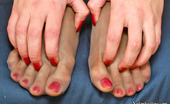 Nylon Feet Line 563627 Irene Seductive Beauty Exposing Her Pedicured Feet Right Through Her Pantyhose Nylon Feet Line
