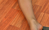 Nylon Feet Line 563641 Jakline Hottie Lolling About While Teasing With Her Lacy Pantyhose Right On Floor Nylon Feet Line
