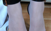 Nylon Feet Line 563858 Paula Awesome Babe Thoroughly Explores Her Pedicured Feet Encased In Sheer Nylon Nylon Feet Line
