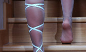 Nylon Feet Line 563929 Cornelia & Rolf Dazzling Babe Takes Off Strap-Up Stilettos For A Foot Massage And Nylon Sex Nylon Feet Line
