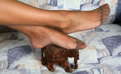 Nylon Feet Line 563973 Maria Naughty Teaser Touching Her Favorite Toy With Her Pedicured Nyloned Feet Nylon Feet Line
