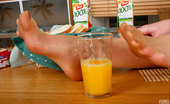 Nylon Feet Line 563993 Natasha Heated Teaser Sips Her Juice And Licks Her Feet Encased In Soft Silky Hose Nylon Feet Line
