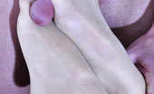 Nylon Feet Line 564063 Barbara & Hadrian Gorgeous Babe Takes Off Pink Stiletto Heels For Outrageous Nylon Foot Sex Nylon Feet Line
