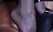 Nylon Feet Line 564126 Madeleine Sexy Babe Shows Off Mile-Long Legs And Slender Feet In Crazy Platform Heels Nylon Feet Line
