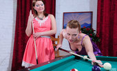 Pantyhose 1 564567 Megan & Rosa Curvaceous Babes Play Lesbian Pantyhose Games Right In The Billiard Room Pantyhose 1
