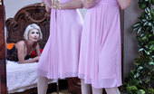 Pantyhose 1 564609 Cameron & Hatty Stunning Lesbian Beauties Clad In Silky Soft Tights Go For A Lickety-Split Pantyhose 1
