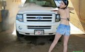 Young Stacey 569199 Insidious Brunette Teen Babe Stacey Washing A Car In Her Tiny Jeans Panties Young Stacey
