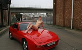 UK Teaze 570181 Addison Addison Naked On Top Of The Car UK Teaze
