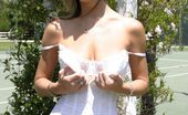 Outdoor Pornstars Brooke Banner Brooke Banner Strips Naked Near The Tennis Court Outdoor Pornstars
