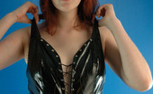 Montreal Dream 572772 Kinky Redhead Cassie Stripping Her Leather Dress