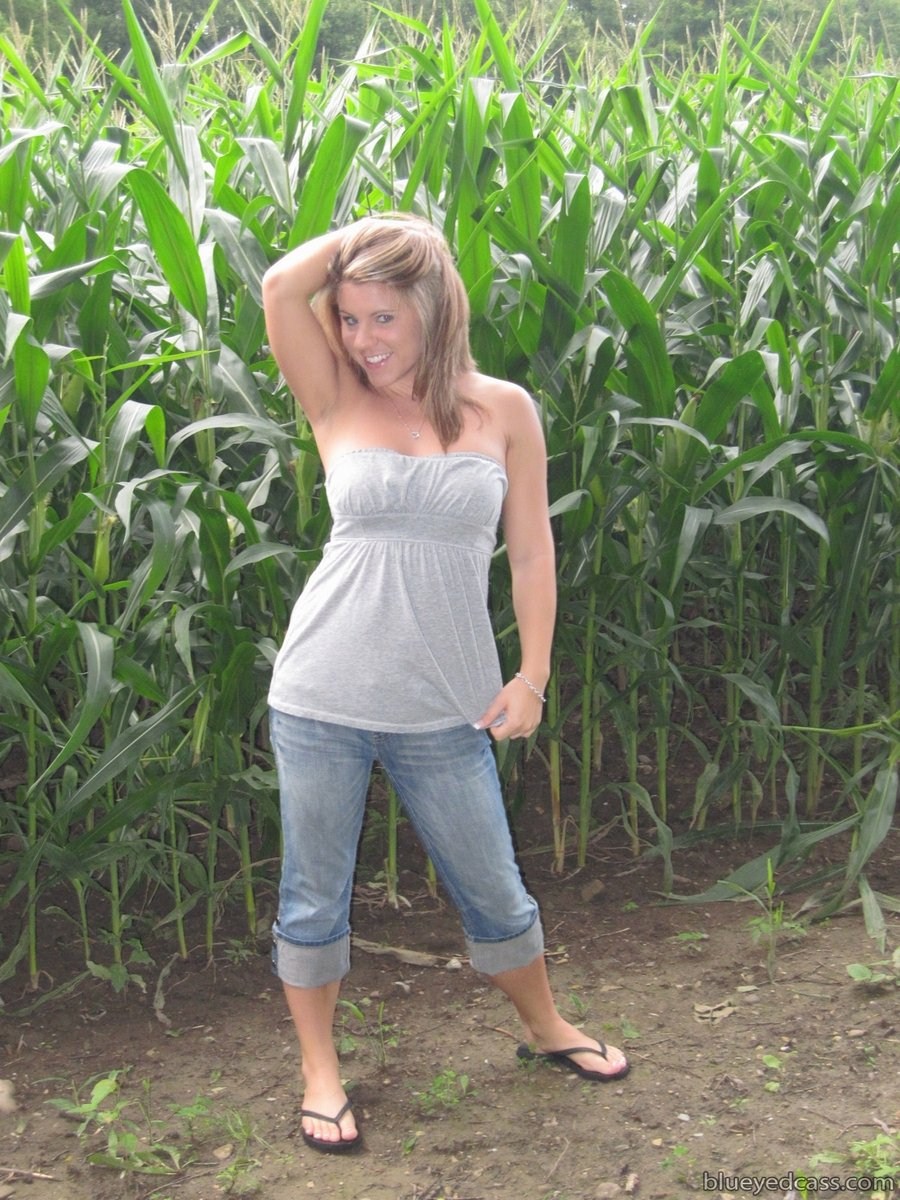 young japanese femjoy in cornfield Blue Eyed Cass Blueyed Cass Gets Naked In A Cornfield. 208627 - Good Sex  Porn