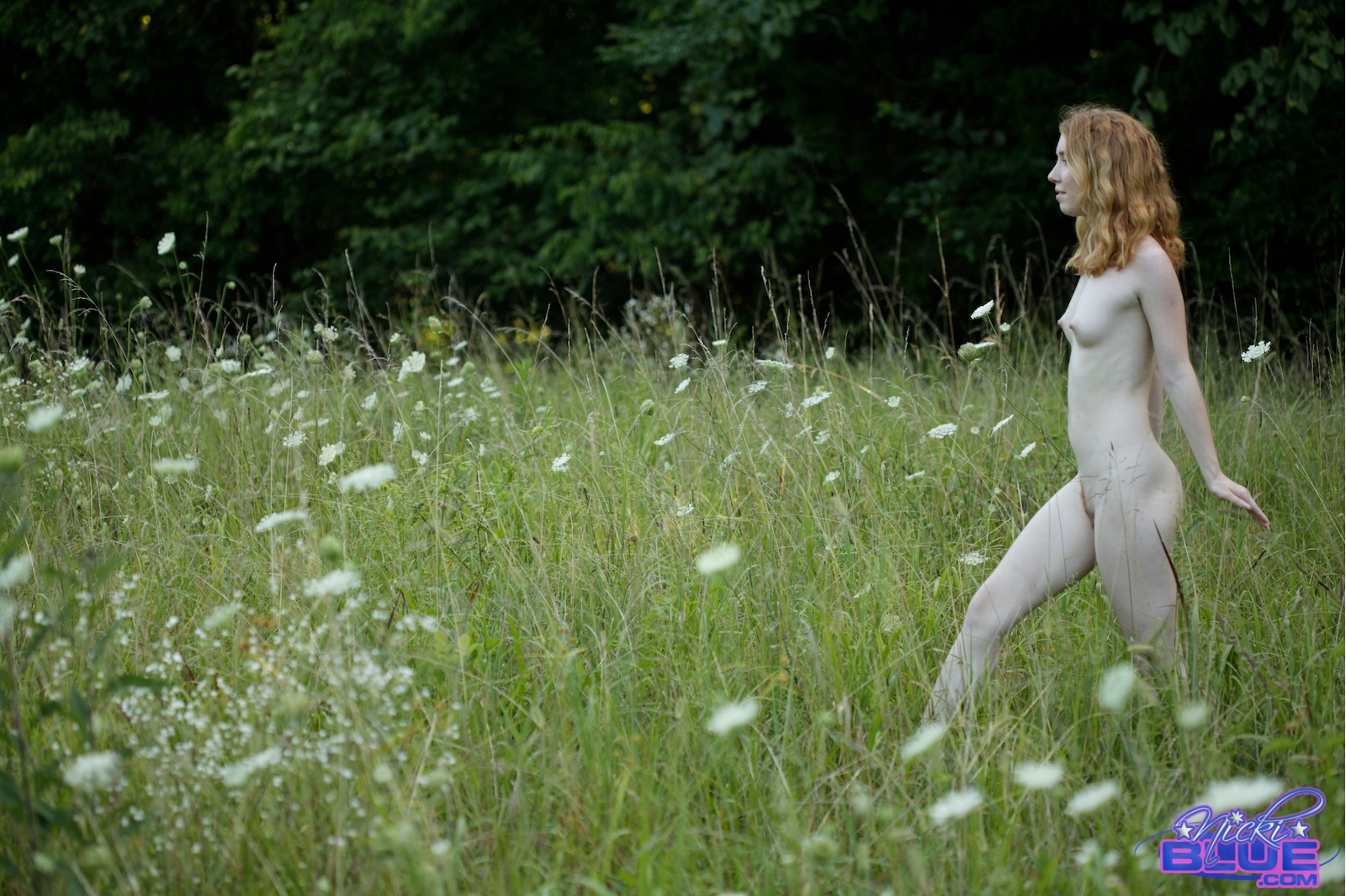 Nicki Blue The Grass Of TN! I Am Modeling In The Grass Here image