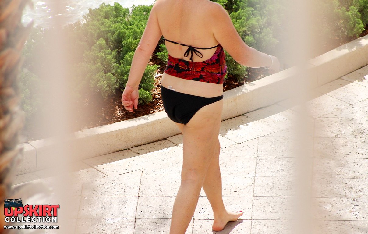 Upskirt Collection Real bikini heat on the city beach 344759