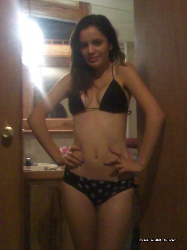 MY NN GF 483187 Hot Picture Gallery Of A Sexy Latina Chick Posing In Bikinis MY NN GF
